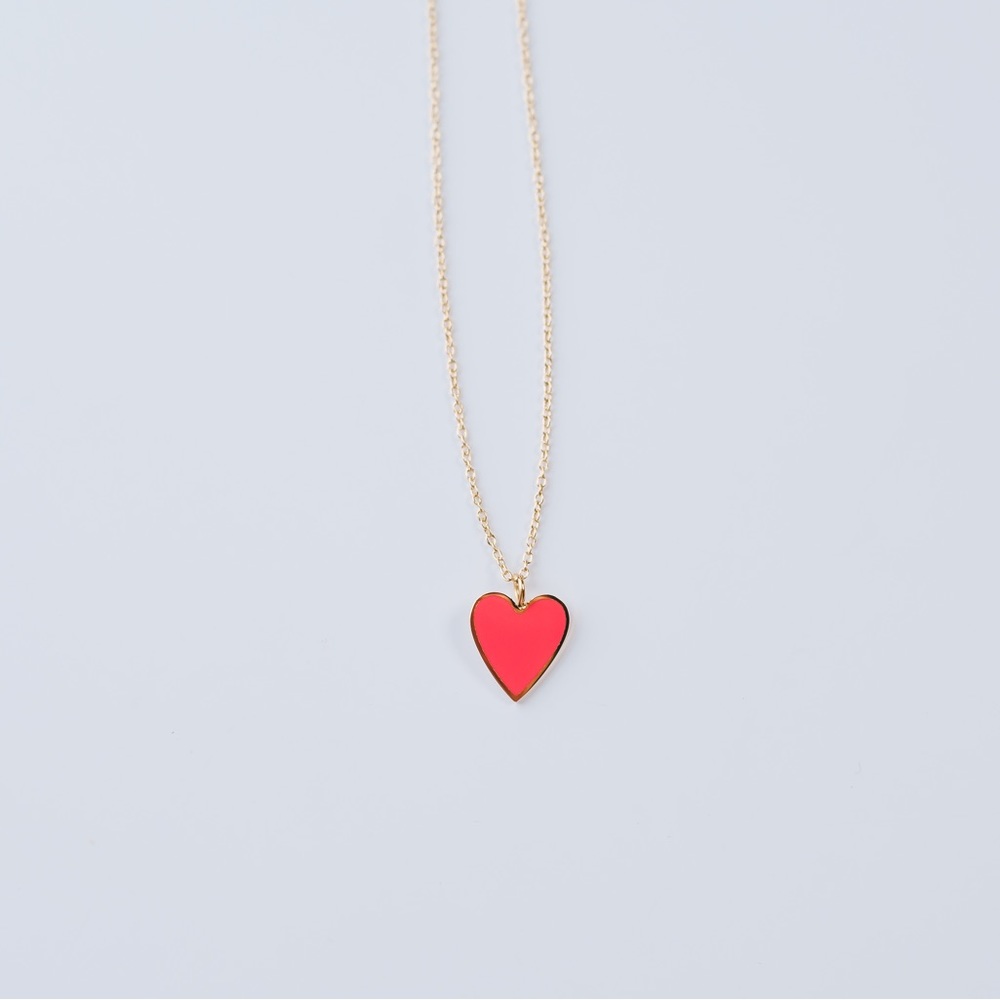 Pink Heart Necklace